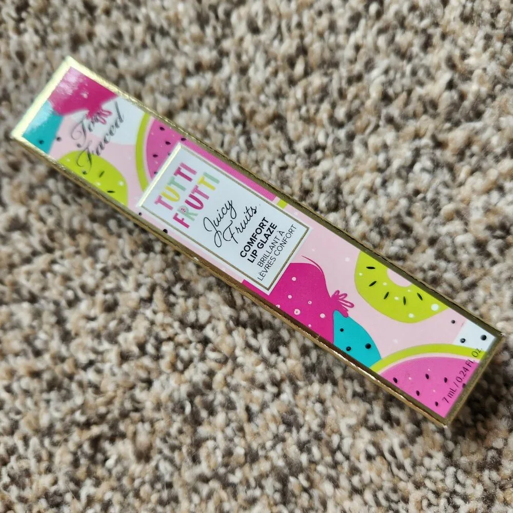 Too Faced: Tutti Frutti: Juicy Fruits: Comfort Lip Glaze: Grin & Bare It - Picture 5 of 6